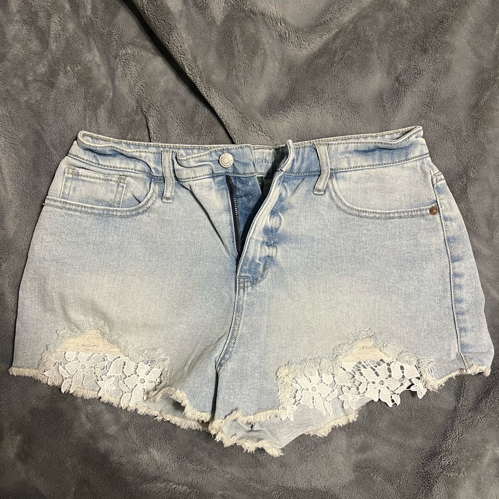 Denim shorts